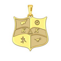 Custom Shape Gold Plated Charm